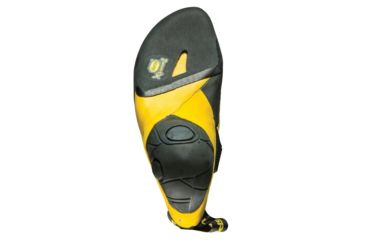 Image of La Sportiva Skwama Climbing Shoe - Men's, Black/Yellow, 42, 10S-BY-42