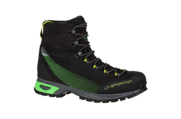 Image of La Sportiva Trango TRK GTX Hiking Shoes - Mens, Black/Flash Green, 43.5, 31D-999724-43.5