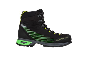 Image of La Sportiva Trango TRK GTX Hiking Shoes - Mens, Black/Flash Green, 43.5, 31D-999724-43.5