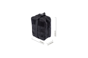 Image of Lancer Tactical Admin Pouch w/ Molle, Black, CA-2055B