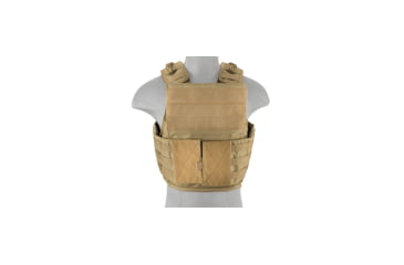 Image of Lancer Tactical Battle 1000D Nylon MOLLE Tactical Vest, Tan, CA-1850GTN