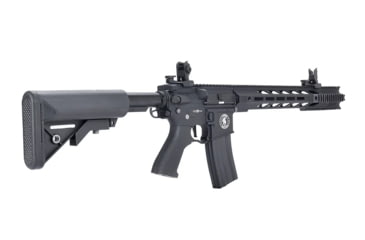 Image of Lancer Tactical Gen 2 ProLine M4 SPR Interceptor Airsoft AEG Rifle, Black, LT-25B-G2-ME