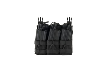 Image of Lancer Tactical M4/M16 Adaptive Hook and Loop Triple Dual Mag Pouch, Black, CA-292B