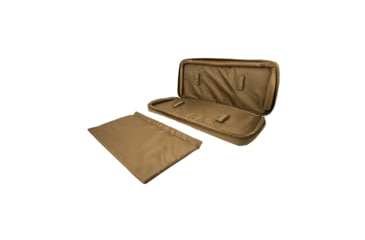 Image of Lancer Tactical Nylon 3-Way Carry 29in Double Rifle Gun Bag, Khaki, CA-288KN