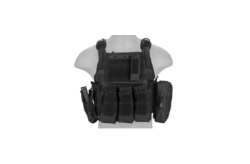 Image of Lancer Tactical Tactical Assault Plate Carrier Vest, Black, CA-305BN