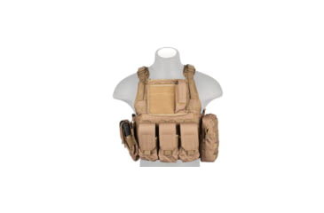 Image of Lancer Tactical Tactical Assault Plate Carrier Vest, Coyote Brown, CA-305KN