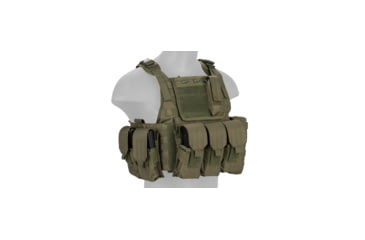 Image of Lancer Tactical Tactical Assault Plate Carrier Vest, Olive Drab, CA-305GN