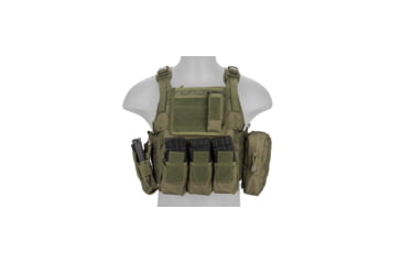 Image of Lancer Tactical Tactical Assault Plate Carrier Vest, Olive Drab, CA-305GN