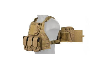 Image of Lancer Tactical Tactical Assault Plate Carrier Vest, Tan, CA-305TN