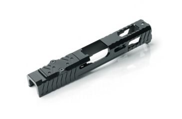 Image of LANTAC Razorback Stripped Light Slide, Glock 19 Gen1-3, Black 01-GSS-GEN13-G19-LT