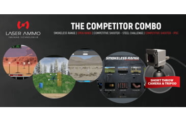 Image of Laser Ammo Smokeless Range Smokeless Range, The Competitor Combo, Short-Throw, Medium, TCC001-ST