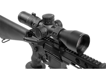 Image of Leapers UTG ACCU-SYNC QR Scope Rings, 34mm, High Profile, Picatinny, Black, AQR420