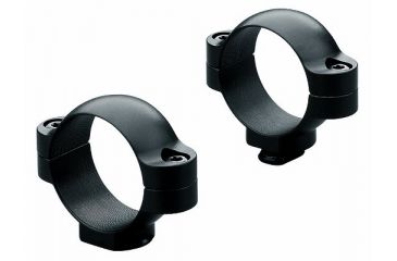 Image of Leupold Standard Rifle Scope Ring, 1in, Medium, Gloss Black, 49900