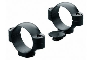 Image of Leupold Standard Rifle Scope Ring, 1in, Extension, Medium, Matte Black, 49911