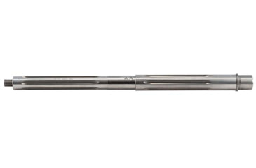 Image of Luth-AR .223 Rem Fluted Threaded Bull Barrel, 16 in, Carbine, 1-9 Twist, 1/2 x 28, Silver, BL-B16FT