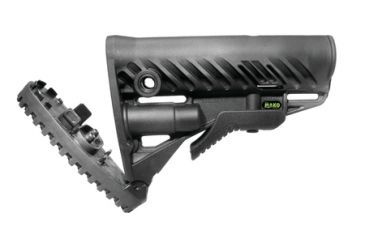 Image of FAB Defense AR-15/M4 Stock With Battery Storage And Rubber Buttpad, Black, FX-GLR16B