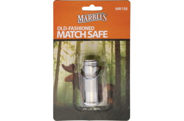 Image of Marbles Match Safe Clam Packed, 2.63in Overall, Waterproof SS Construction, Reproduced From Original 1900 Patent, Matches Not Included, MR150 CLAM PACKED