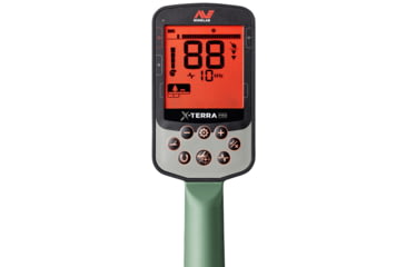 Image of Minelab X-Terra Pro Metal Detector, Black/Green, Adjustable, 3707-0001