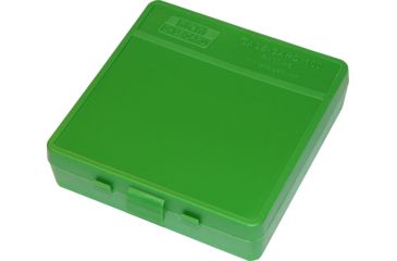 Image of MTM 100 Round 45ACP/10MM Green Pistol Ammo Box P1004510