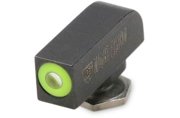 Image of Night Fision Glow Dome Suppressor Height Night Sight Set, Square Rear, S&amp;W M&amp;P/M&amp;P M2.0/SD9 VE/SD40 VE, , Yellow Front/Black Rear w/Green Tritium, SAW-203-003-GD-PYGZG