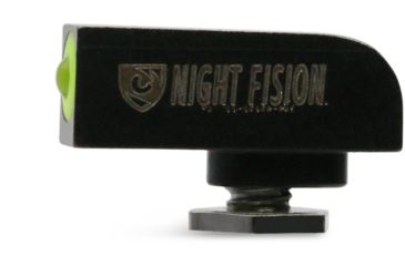 Image of Night Fision Glow Dome Suppressor Height Night Sight Set, Square Rear, S&amp;W M&amp;P/M&amp;P M2.0/SD9 VE/SD40 VE, , Yellow Front/Black Rear w/Green Tritium, SAW-203-003-GD-PYGZG