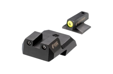 Image of Night Fision Night Sight Set, 1911, .180in, Blade Yellow Front, Black, 1911-325-003-YGZG