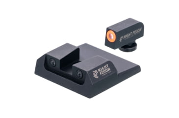 Image of Night Fision Night Sight Set, Taurus G2c/G2/G3/TX22, Orange Front, Black, TAU-251-003-OGZG