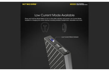 Image of Nitecore NB10000 10000mAh USB/USB-C Quick-Charge Power Bank, Black, 6952506493685