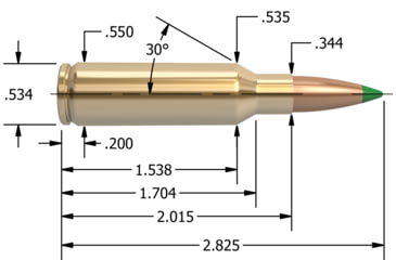 Image of Nosler Custom Rifle Brass .300 Remington Short Action Ultra Magnum, 25ct, 10228