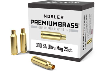 Image of Nosler Custom Rifle Brass .300 Remington Short Action Ultra Magnum, 25ct, 10228