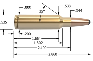 Image of Nosler Custom Rifle Brass .300 Winchester Short Magnum, 25ct, 11863