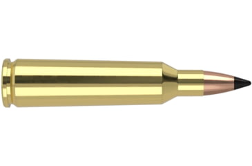 Image of Nosler Varmageddon .22-250 Remington 55 Grain Flat Base Tipped Brass Cased Centerfire Rifle Ammo, 20 Rounds, 65155