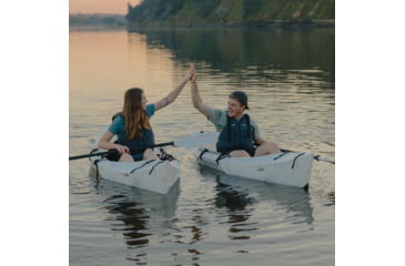 Image of Oru Kayak Lake Sit In Kayak, White, OKY601-ORA-LK