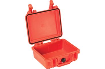 Image of Pelican 1200 Small Protector Waterproof 10.6x10x4.8in Case, Orange, No Foam