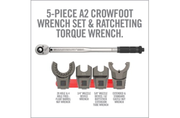 Image of Real Avid Master Fit A2 Crowfoot Wrench Set, 5 Pieces, AVMF5WS