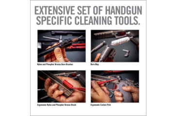 Image of Real Avid Prime-9 9mm Handgun Cleaning Kit, .38/ .380/ .357 Caliber, 9mm, AVGCK9MM