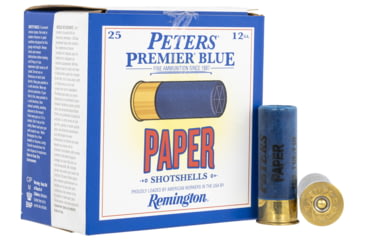 Image of Remington Peters Paper 12 Gauge 1.125 oz 2.75in Shotgun Ammo, 8 Shot, 25 Rounds, 28746