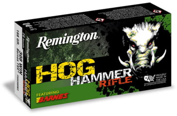 Image of Remington Hog HammerRifle Cartridges, .45-70 Government, Barnes Triple-Shock X Flat Nose, 300 Grain, 20 - Rounds, 27807