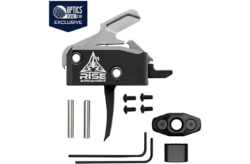 Image of OpticsPlanet Exclusive RISE Armament RA-434 High-Performance Trigger w/Anti-Walk Pins, Single Stage System, 3.4oz Pull Weight, Black, RA-434-601-010-BLK