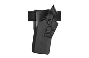 Image of Safariland 7365RDS 7TS ALS/SLS Low-Ride Duty Holster, CZ P10C, Left, STX Plain, Black, 1331382