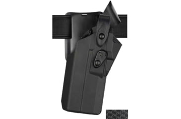 Image of Safariland 7365RDS 7TS ALS/SLS Low-Ride Duty Holster, STX Basket Weave, Right Hand, Black, 7365RDS-4502-481