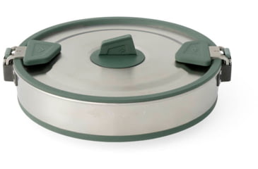 Image of Sea to Summit Detour Stainless Steel Collapsible Pot, Laurel Wreath Green, A1212