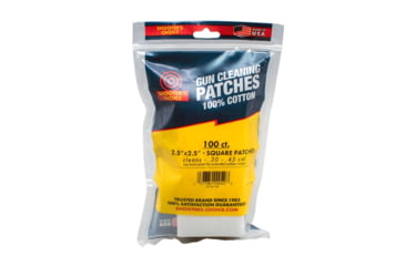 Image of Shooters Choice Cleaning Patches, 100 Pack, 2.5 in, White, SHF-917-100