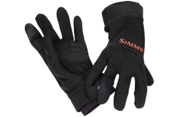 Image of Simms Fishing Products Gore-Tex Infinium Flex Glove - Men's, Black, Small, gore-tex-nium-flex-glove