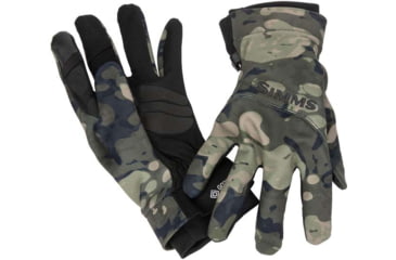 Image of Simms Fishing Products Gore-Tex Infinium Flex Glove - Men's, Riparian Camo, Small, nium-flex-glovemediu