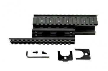 Image of Sniper 14 Slot Duct Cover Mount, Black, Fits AK47/AK74 MTQRA