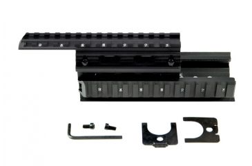 Image of Sniper 14 Slot Duct Cover Mount, Black, Fits AK47/AK74 MTQRA