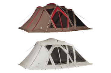 Image of Snow Peak Living Shell Long Pro Shelter, Brown, Ivory