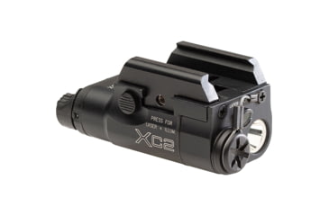 Image of SureFire XC2-B Compact Pistol Light w/ Laser, AAA NiMH, Green/Red Laser, 300 Lumens, Black, XC2-B-RD