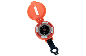 Image of Survive Outdoors Longer Lensatic Compass, Orange, 0140-0024